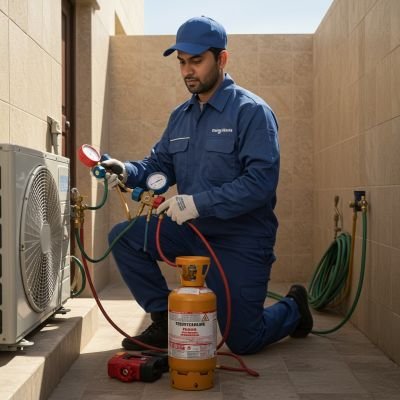 تعبئة فريون مكيف سبليت مكة حى الشوقيه