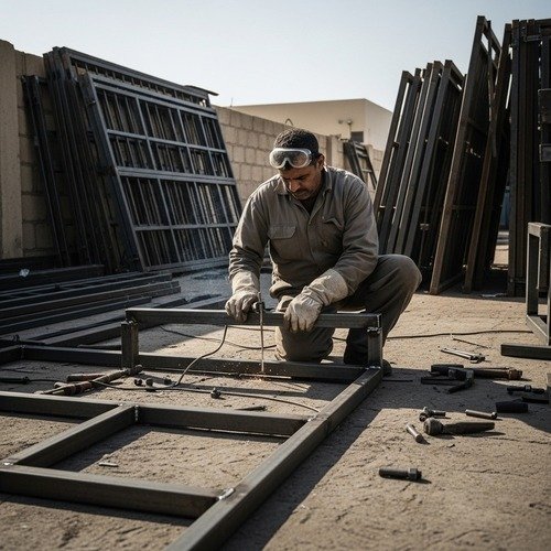 مقاول تركيب ابواب حديد الخبر