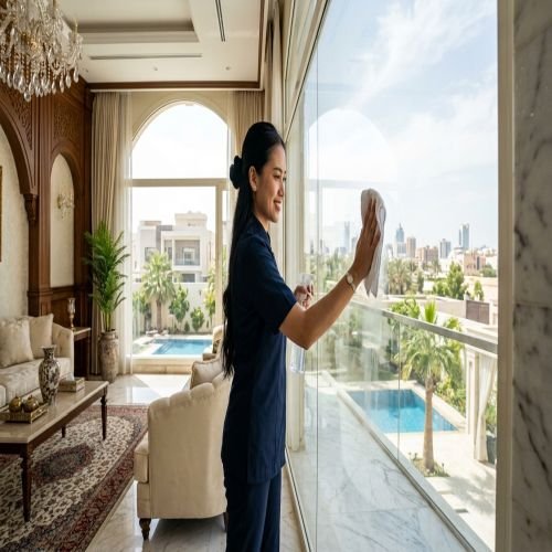 عاملات تنظيف بالساعة الدمام